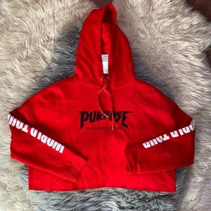 Justin Bieber Purpose Tour Cropped Hoodie🔥